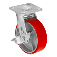 Heavy Duty Caster Series- 8in. W/Side Brake